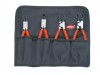 Knipex Circlip Pliers Set in Roll, 4 Piece