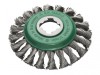 Lessmann X-Lock Knot Stainless Steel Bevel Brush 115mm Non Spark