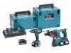 Makita DLX2137PTJ LXT Twin Pack 18V 4 x 5.0Ah Li-ion