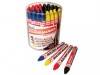 Markal Builders Marker Red / Yellow / Blue Tub 48