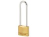 Master Lock Solid Brass 50mm Padlock 5-Pin - 64mm Shackle