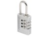 Master Lock Aluminium 20mm 3-Digit Combination Padlock
