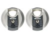 Master Lock Excell Stainless Steel Discus 70mm Padlock Keyed Alike x 2