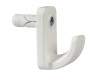 Plasplug HW 124 Single Hollow Door Hook (1) White