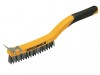 Roughneck Stainless Steel Wire Brush Soft Grip  350mm 14in