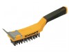 Roughneck Carbon Steel Wire Brush Soft Grip  300mm 12in Scraper