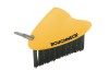Roughneck Plastic Deck Wire Brush with  Handle
