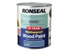 Ronseal 10 Year Weatherproof Wood Paint Midnight Blue Satin 750ml