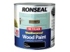 Ronseal 10 Year Weatherproof Wood Paint Black Satin 2.5 litre