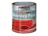 Ronseal Diamond Hard Doorstep Paint Black 750ml