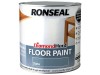 Ronseal Diamond Hard Floor Paint Satin Slate 2.5 litre