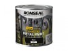Ronseal Direct to Metal Paint Black Gloss 250ml