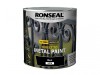 Ronseal Direct to Metal Paint Black Satin 2.5 litre