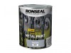 Ronseal Direct to Metal Paint Steel Grey Matt 750ml