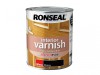 Ronseal Interior Varnish Quick Dry Gloss Ebony 750ml