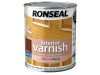 Ronseal Interior Varnish Quick Dry Satin Dark Oak 250ml