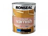 Ronseal Interior Varnish Quick Dry Satin Ebony 750ml