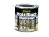 Rustins Matt Black Paint Quick Drying 1 Litre