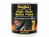 Rustins High Heat Paint 600C Black 250ml
