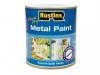 Rustins Quick Dry Metal Paint Smooth Satin White 1 Litre