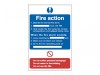 Scan Fire Action Procedure - PVC Sign 200 x 300mm