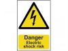 Scan Danger Electric Shock Risk - PVC 200 x 300mm