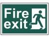 Scan Fire Exit Man Running Right - PVC (300 x 200mm)