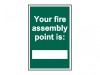 Scan Your Fire Assembly Point is - PVC Sign 200 x 300mm