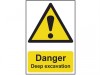 Scan Danger Deep Excavation - PVC 400 x 600mm