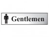 Scan Gentlemen - Polished Chrome Effect 200 x 50mm