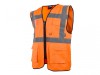 Scan Hi-Vis Utility Waistcoat Orange - M (41in)