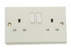 SMJ Double Switched Socket 13A