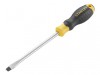 STANLEY Hand Tools CUSHION GRIP Screwdriver Flared Tip 8.0 x 150mm