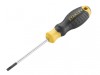 STANLEY Hand Tools CUSHION GRIP Screwdriver Parallel Tip 3.0 x 75mm