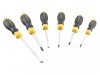 STANLEY Hand Tools CUSHION GRIP Screwdriver Set, 6 Piece