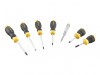 STANLEY Hand Tools CUSHION GRIP Screwdriver Set, 6 Piece + Voltage Tester