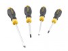 STANLEY Hand Tools CUSHION GRIP Screwdriver Set, 4 Piece