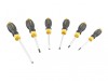 STANLEY Hand Tools CUSHION GRIP Screwdriver Set, 6 Piece