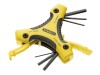 Stanley Tools Hexagon Key Triangle Set of 9 Metric (1.5-6mm)