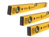 Stabila 70-2 Double Plumb Spirit Level Pack 60cm  120cm & 180cm