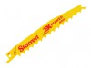 Starrett BT63-5 Bi-Metal Reciprocating Blade, Wood Tapered 152mm 3 TPI (Pack 5)