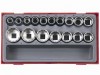 Teng TT1217-6 17 Piece Metric 6p Socket Set 1/2in Drive