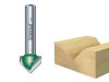 Trend C044 x 1/4 TCT Chamfer V Groove 45 6.0 x 12.7mm