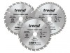 Trend CraftPro Cordless Saw Blade 165 x 20mm x 24T/40T (Pack 3)