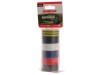 Unibond Electrical Tape (6 Colour Pack) 19 mm x 3.5 Metre