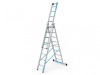 Zarges Skymaster Plus X Combination Ladder 3-Part 3 x 8 Rungs