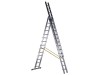 Zarges D-Rung Combination Ladder 3-Part 3 x 14 Rungs