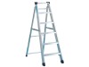 Zarges Industrial Swingback Steps Open, 2.16m Closed 2.35m 10 Rungs