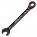 Draper Expert HI-TORQ®  Metric Reversible Ratchet Combination Spanner, 17mm, Black