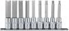 DRAPER 1/2\" Sq. Dr. 100mm Long Metric Hexagonal Socket Bit Set (9 Piece)